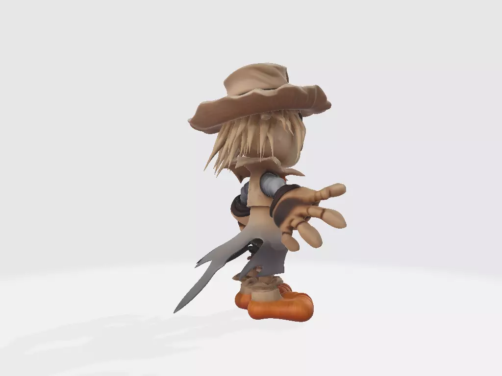 Scarecrow Model 02 3D print model_3