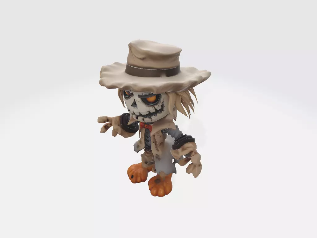Scarecrow Model 02 3D print model_5