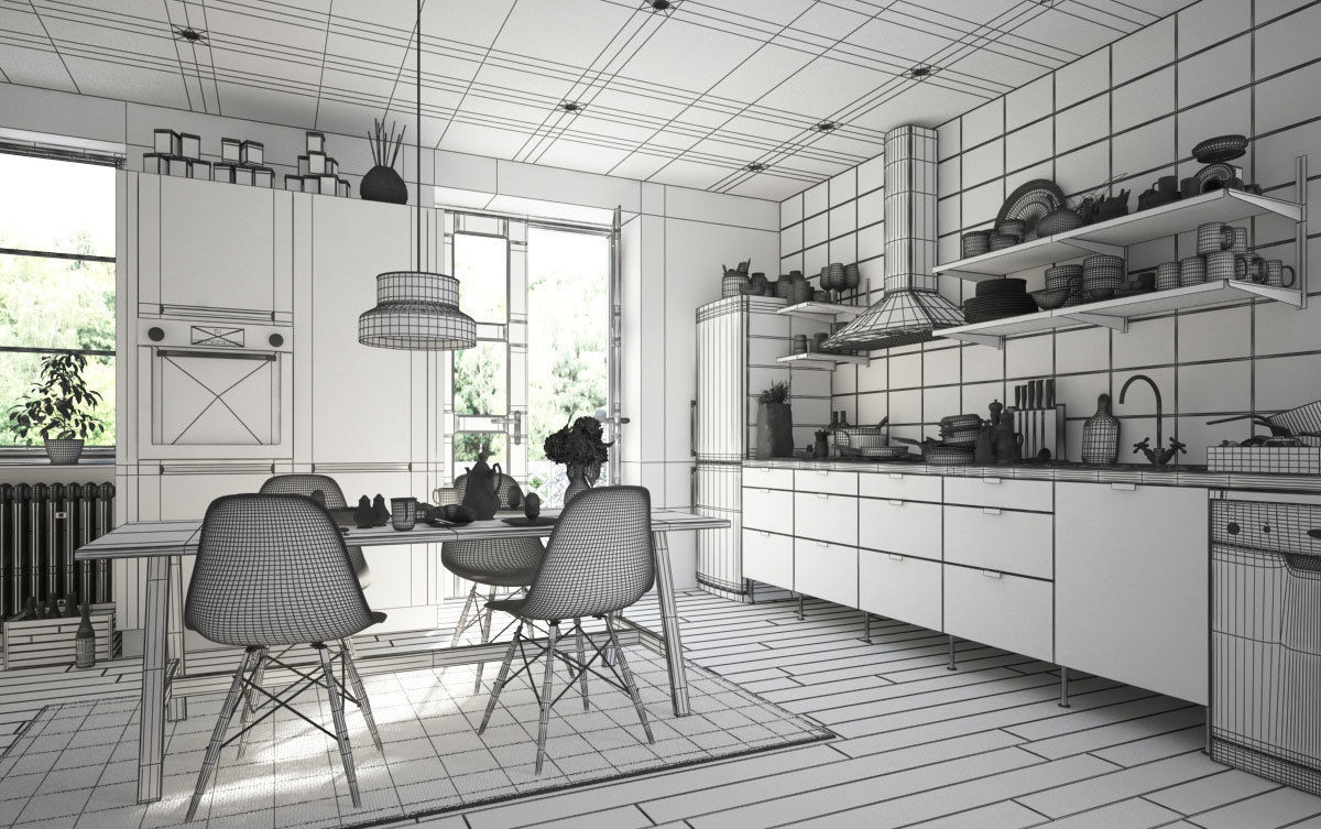 Scene 01 Archinteriors vol 37 3D model_1