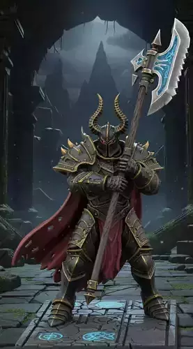 Dark Knight Cornus - 3D Printable Collectible Miniature 3D print model