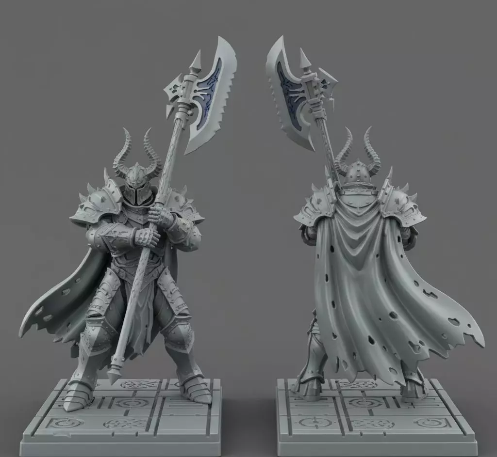 Dark Knight Cornus - 3D Printable Collectible Miniature 3D print model_1