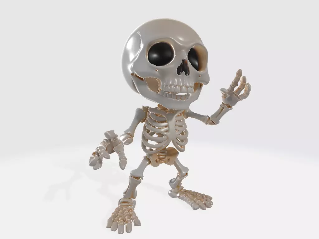 Skeleton Model 01 3D print model_0