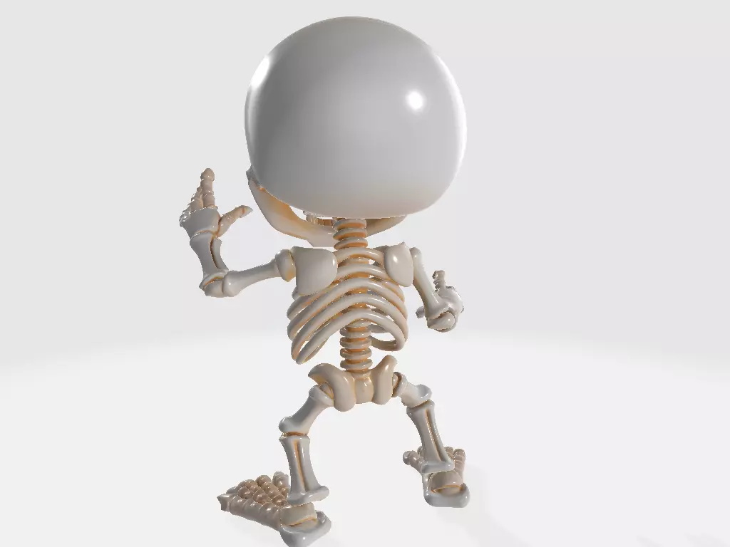 Skeleton Model 01 3D print model_2