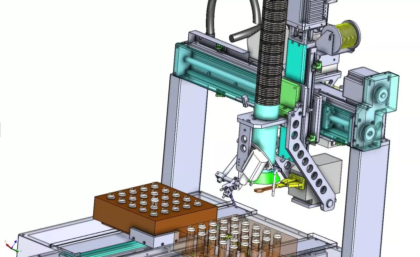 4-Axis Automatic Soldering Robot Machine for PCB  Assembly 3D model_19