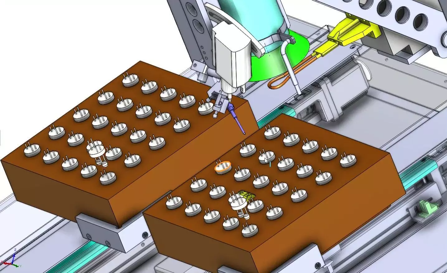 4-Axis Automatic Soldering Robot Machine for PCB  Assembly 3D model_7