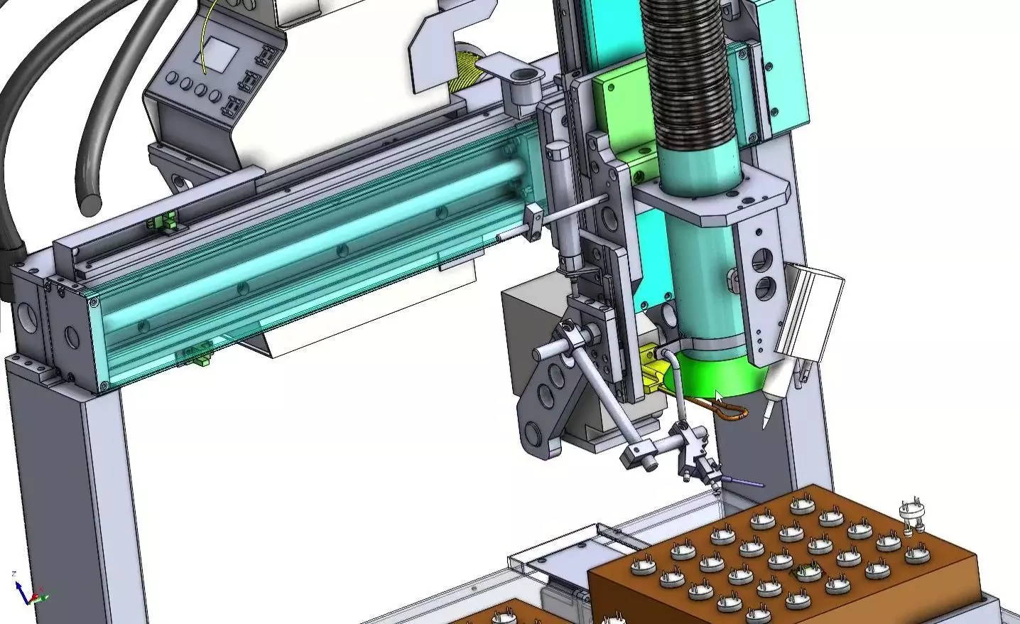4-Axis Automatic Soldering Robot Machine for PCB  Assembly 3D model_5