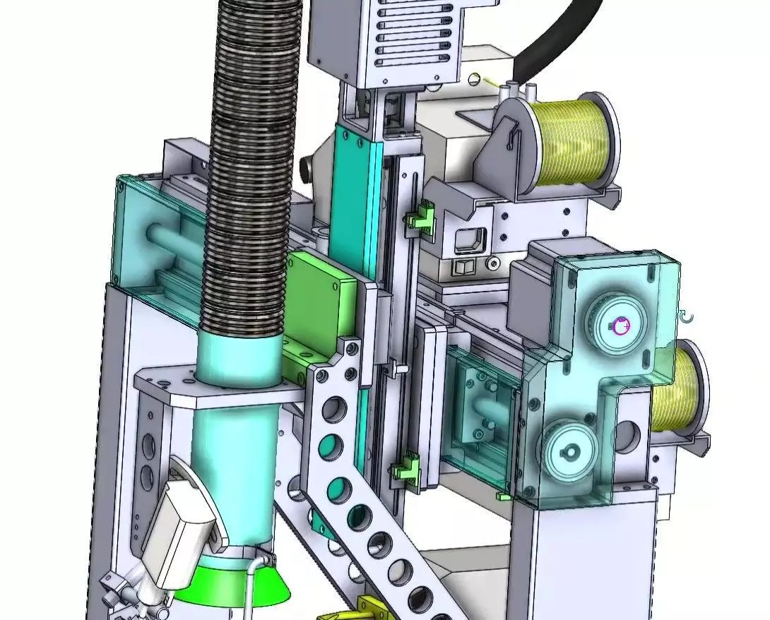 4-Axis Automatic Soldering Robot Machine for PCB  Assembly 3D model_12