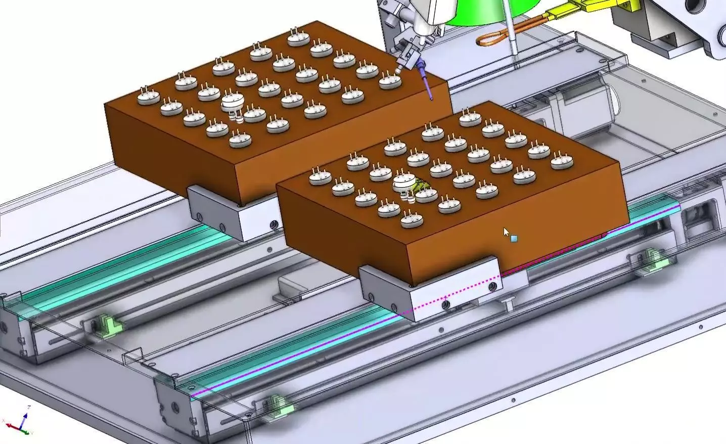 4-Axis Automatic Soldering Robot Machine for PCB  Assembly 3D model_8