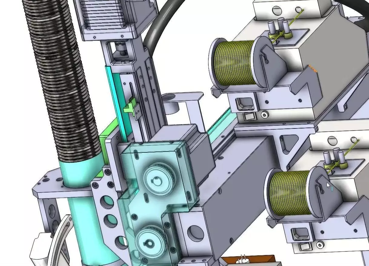 4-Axis Automatic Soldering Robot Machine for PCB  Assembly 3D model_16