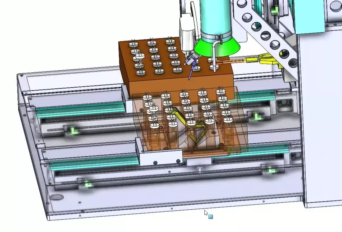 4-Axis Automatic Soldering Robot Machine for PCB  Assembly 3D model_10