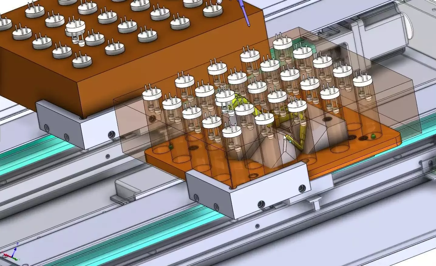 4-Axis Automatic Soldering Robot Machine for PCB  Assembly 3D model_9