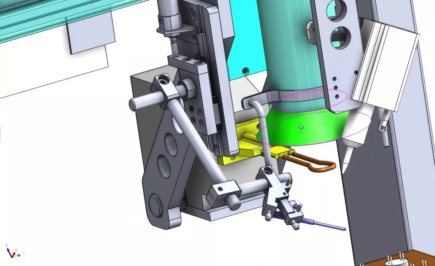 4-Axis Automatic Soldering Robot Machine for PCB  Assembly 3D model_6