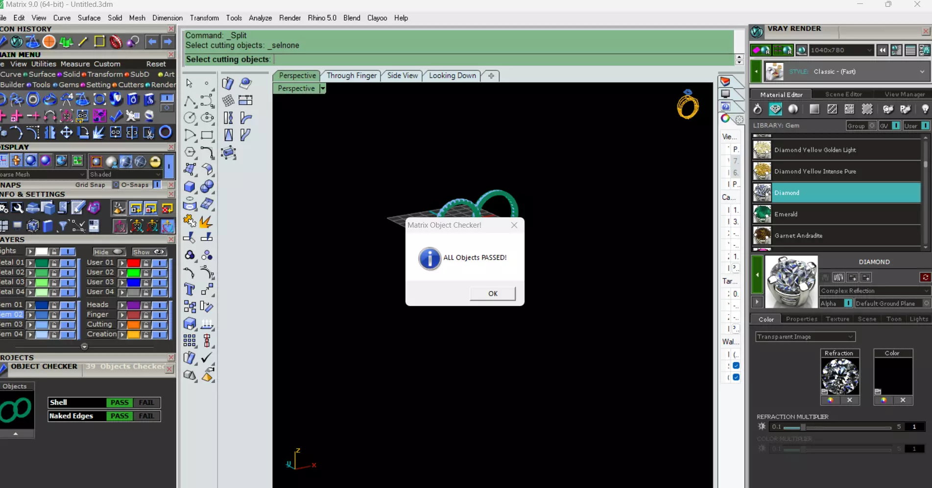 Rings  3D print model_8