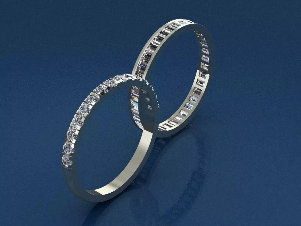 Rings  3D print model_5