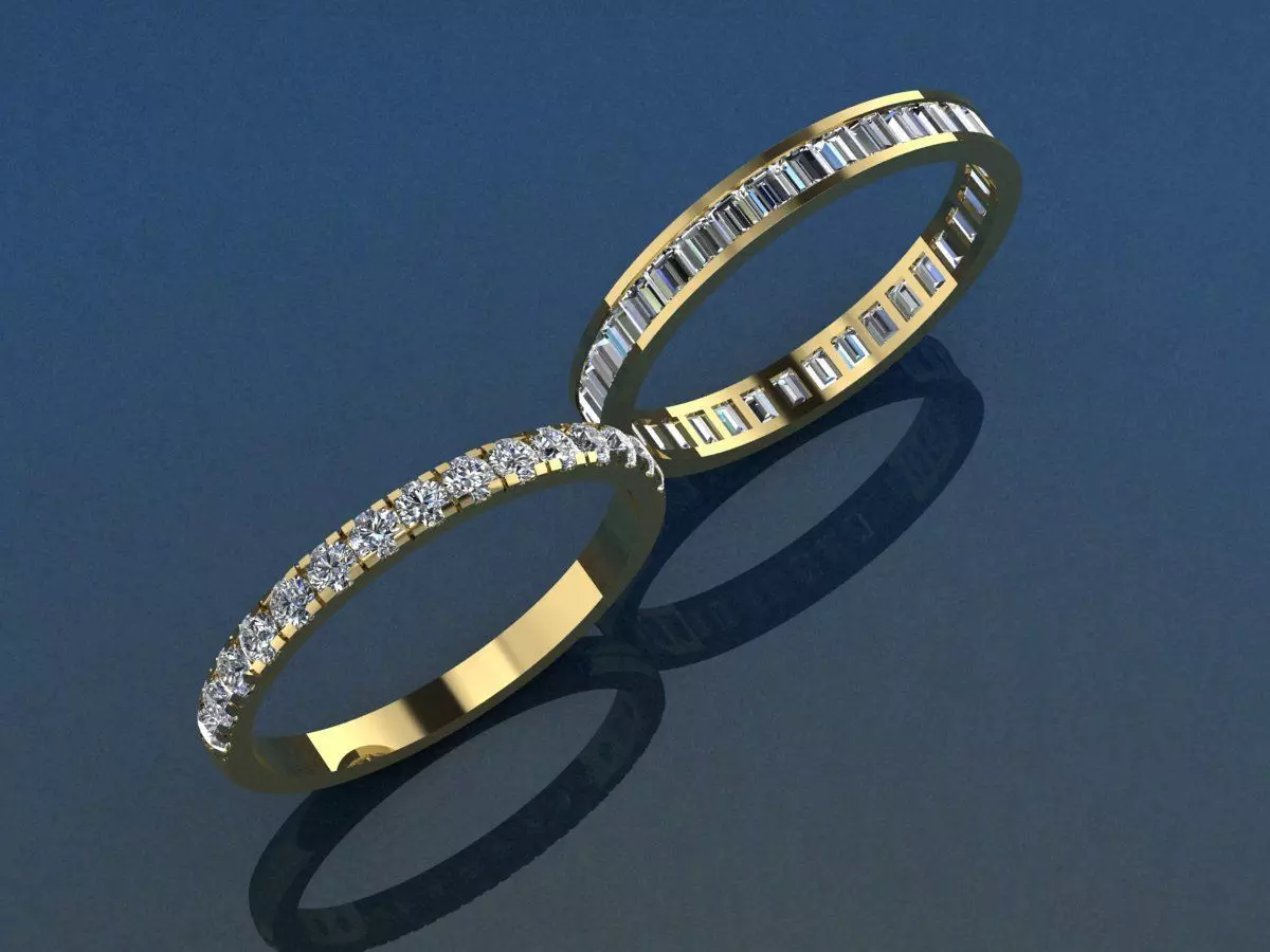 Rings  3D print model_0