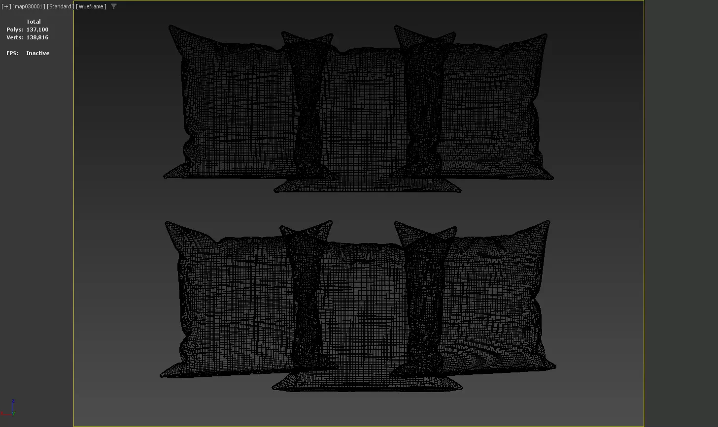 Halloween Decorative Pillow Collection with Spooky Designs 3D model_3