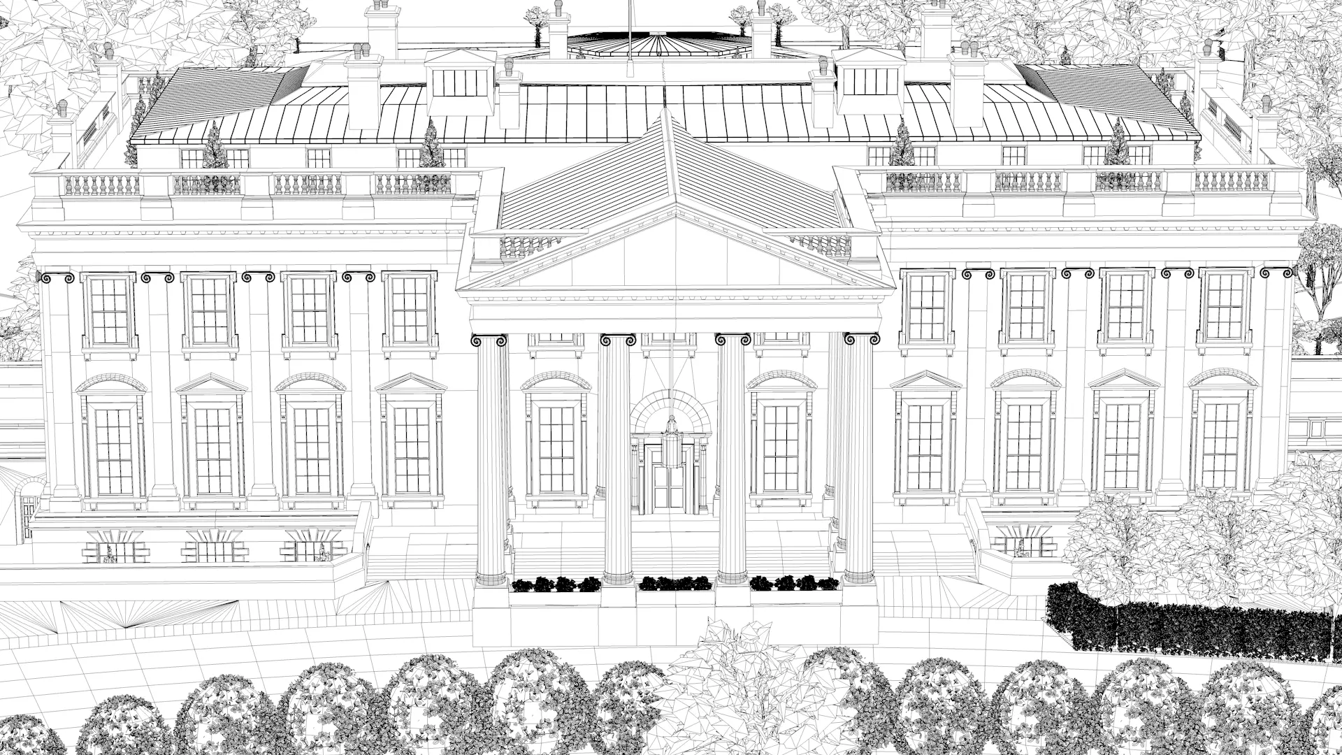 The White House 3D model_33