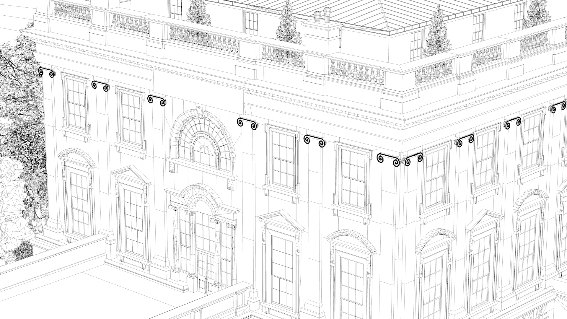 The White House 3D model_23