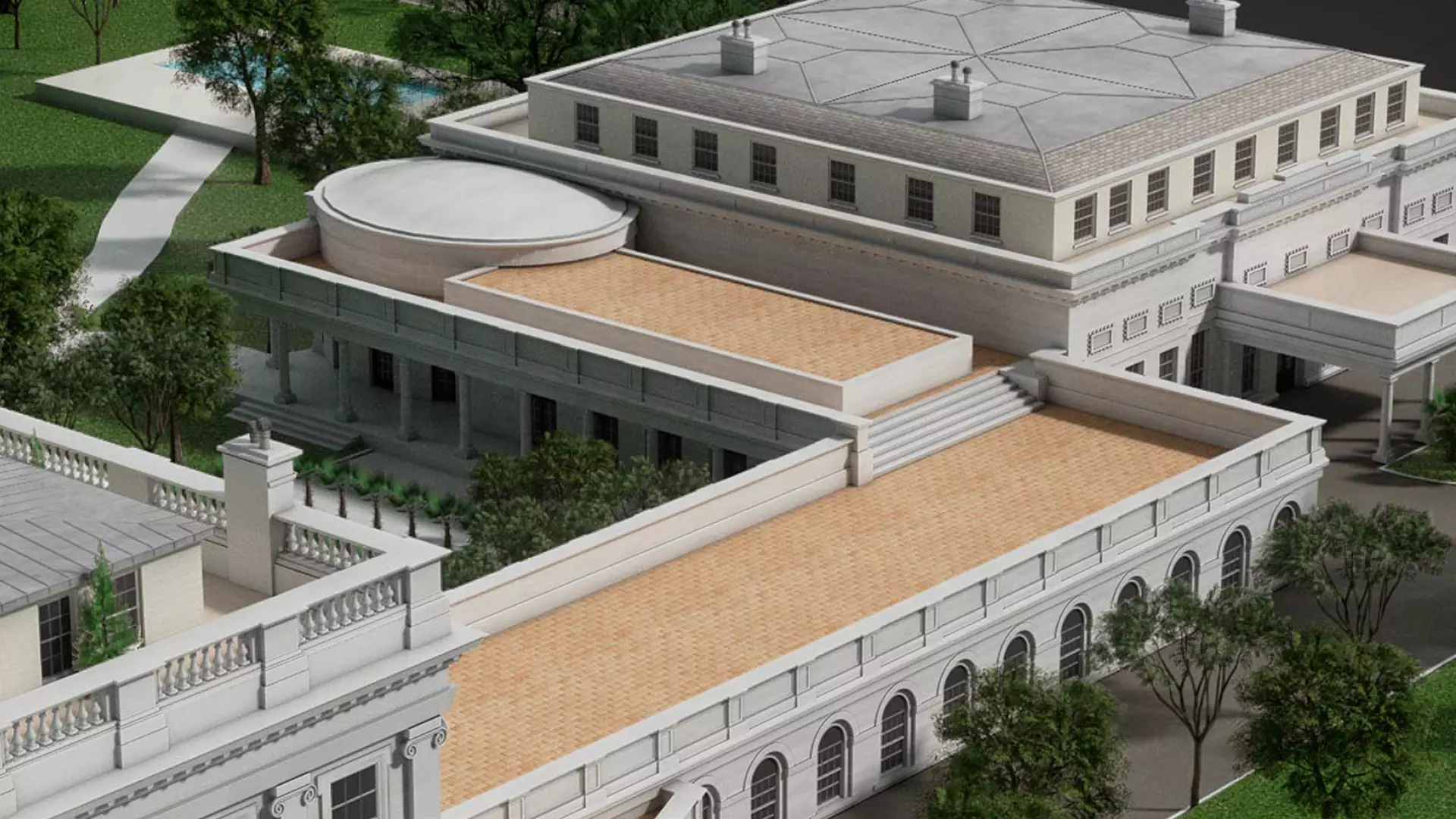 The White House 3D model_12