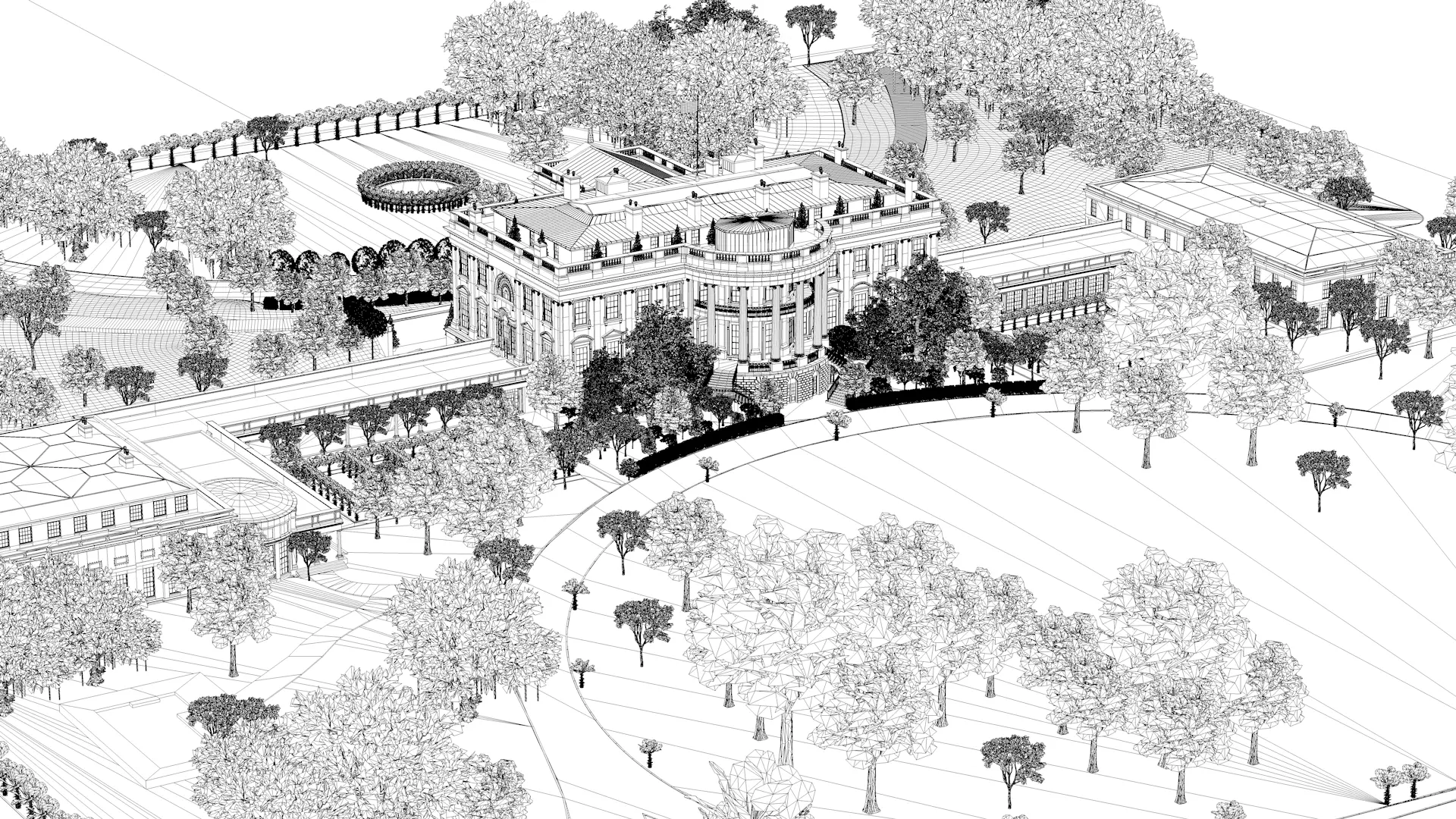 The White House 3D model_36