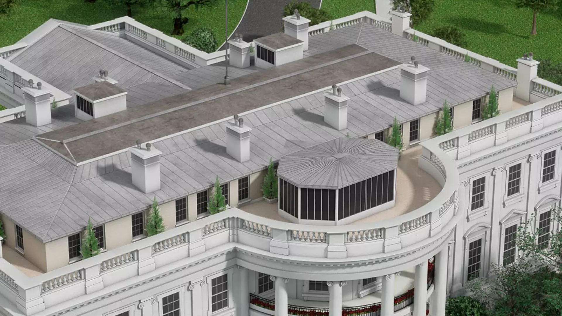 The White House 3D model_1