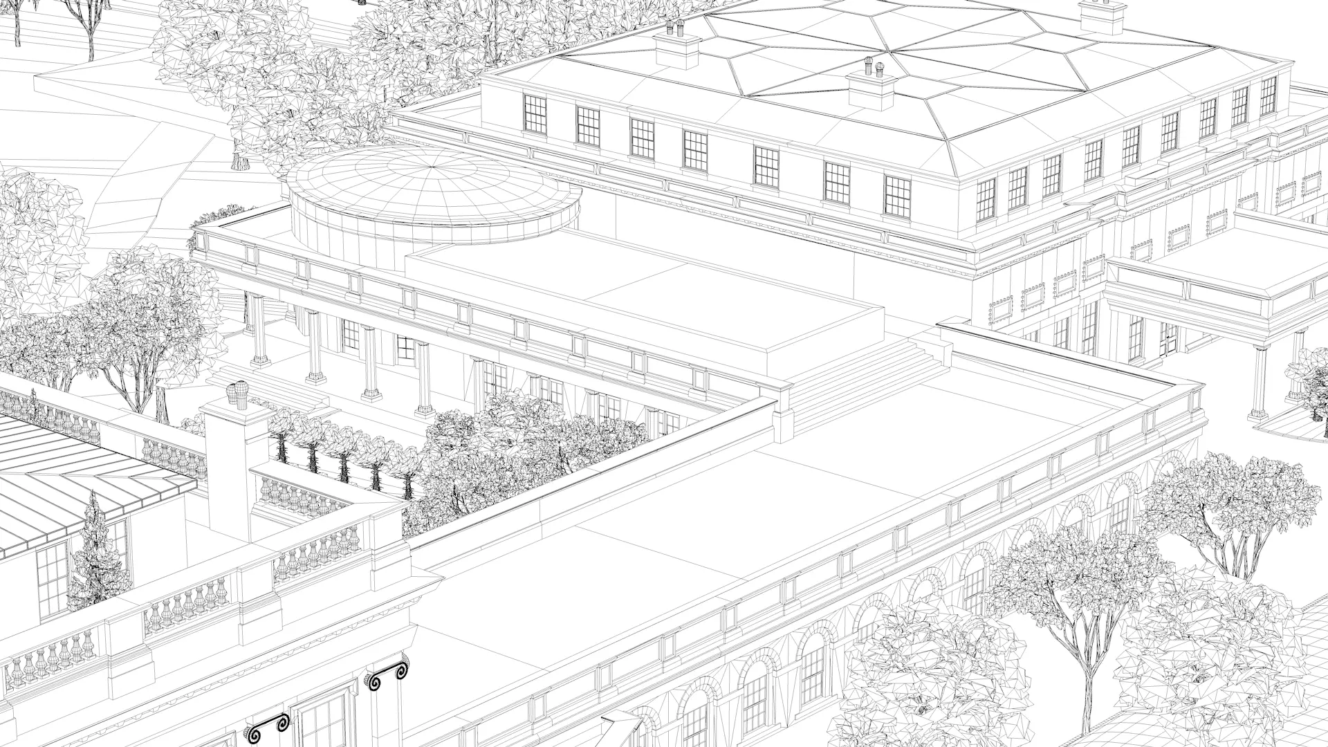 The White House 3D model_30