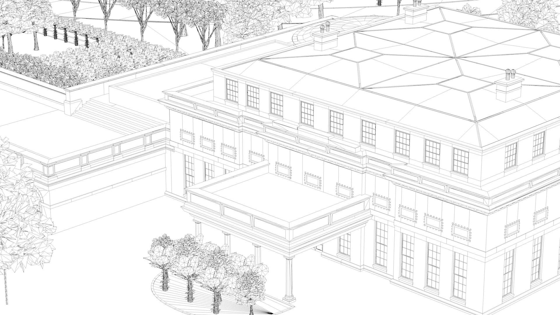 The White House 3D model_28