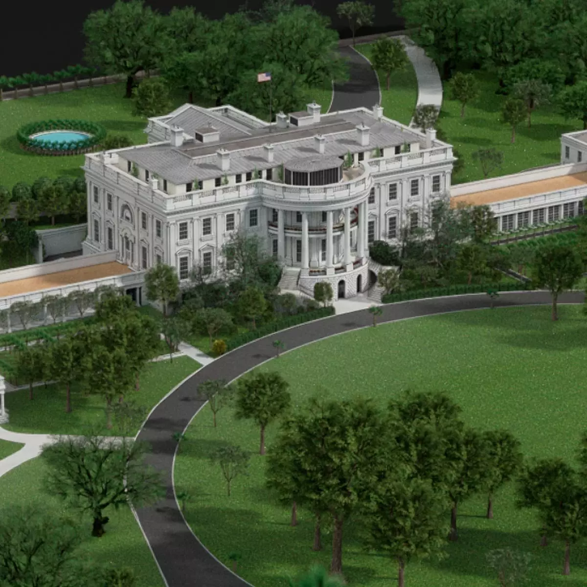 The White House 3D model_0