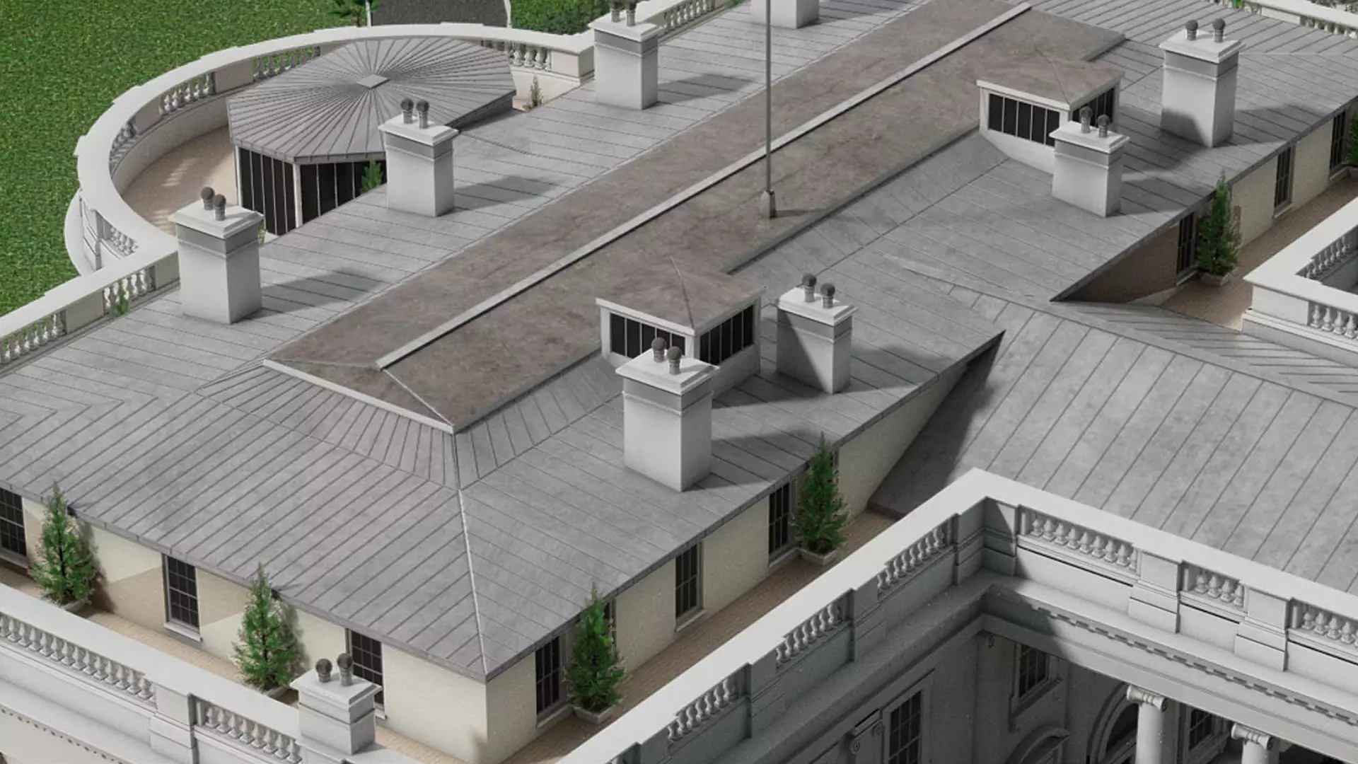 The White House 3D model_2