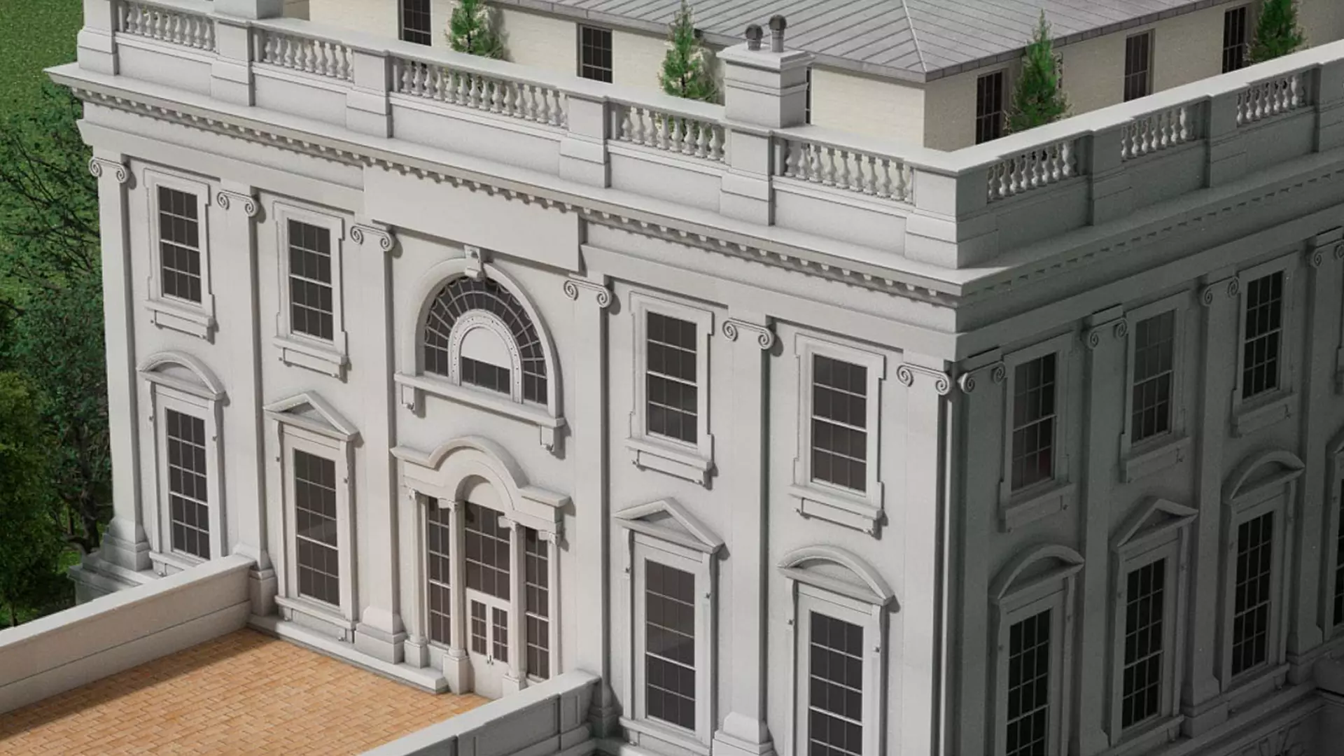 The White House 3D model_5