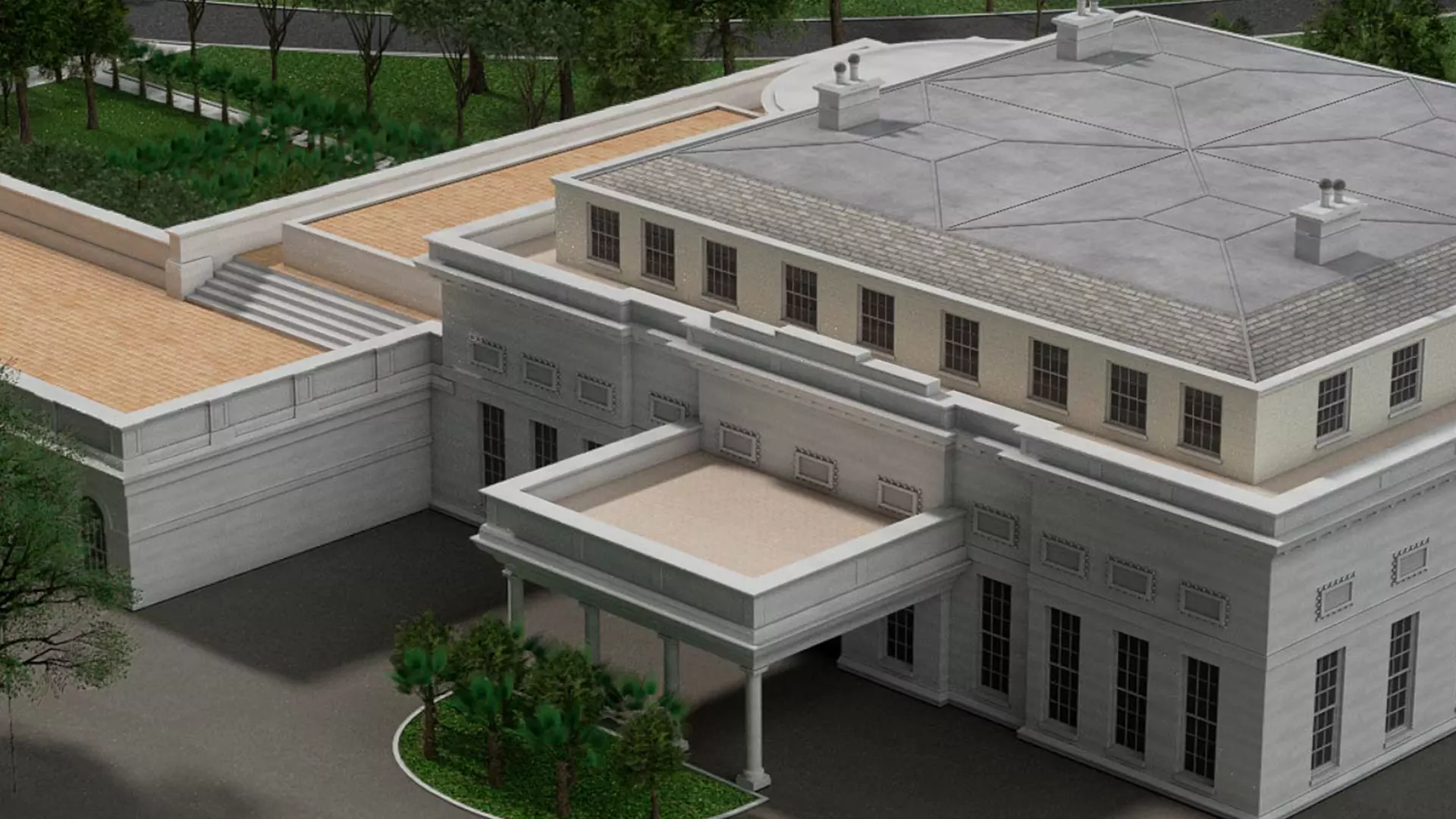 The White House 3D model_10
