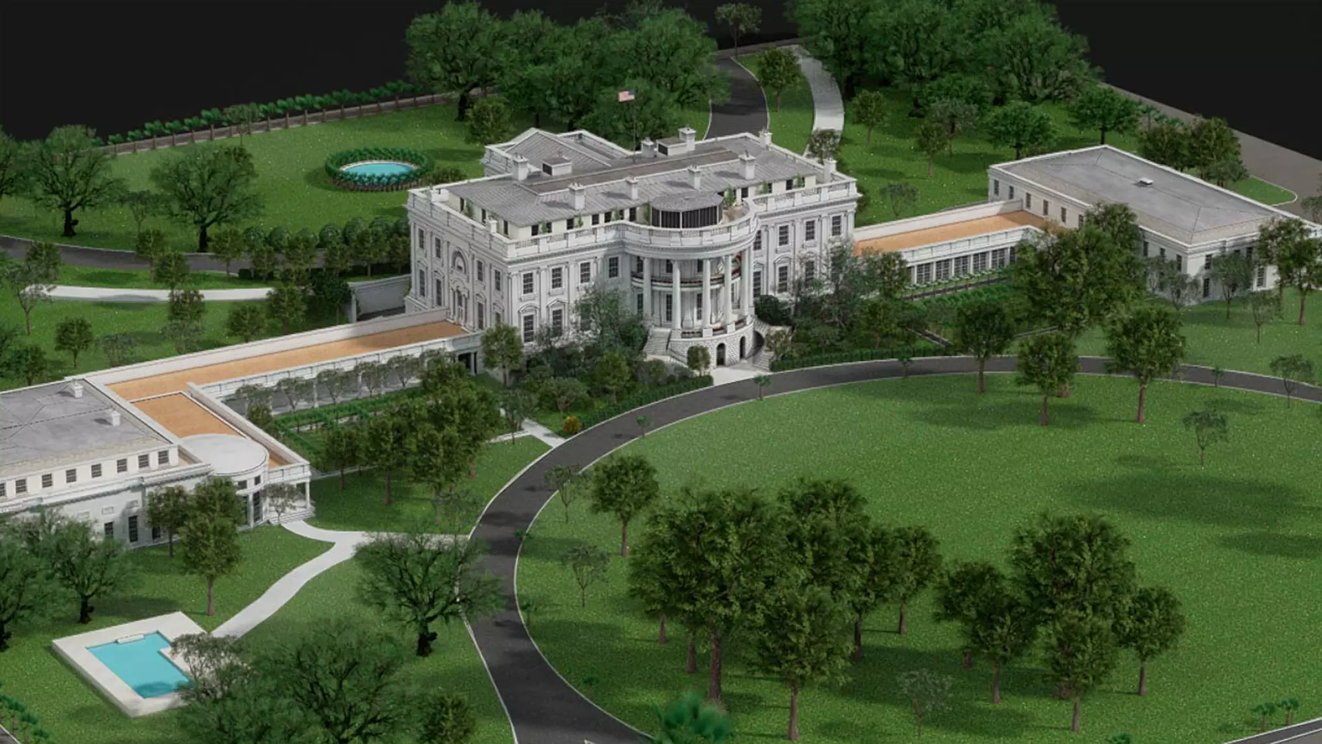 The White House 3D model_18