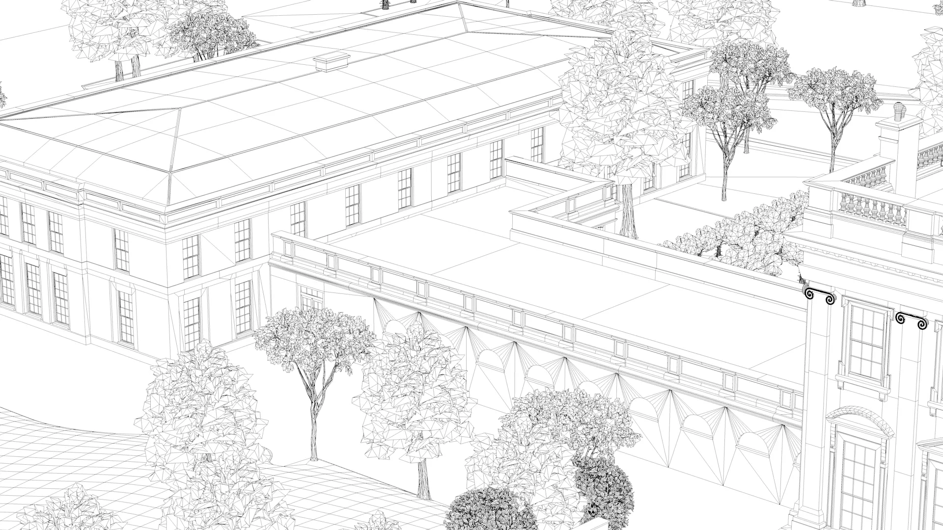 The White House 3D model_31