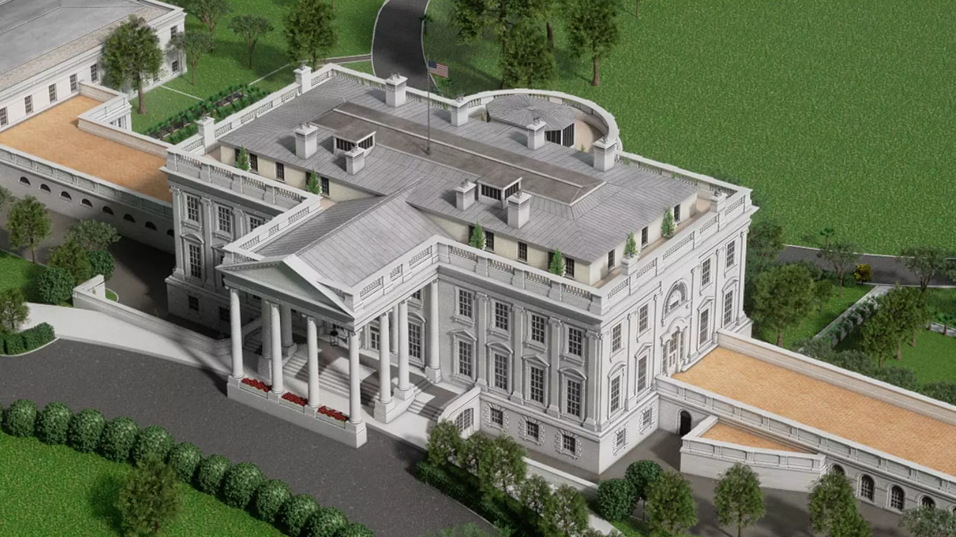 The White House 3D model_16