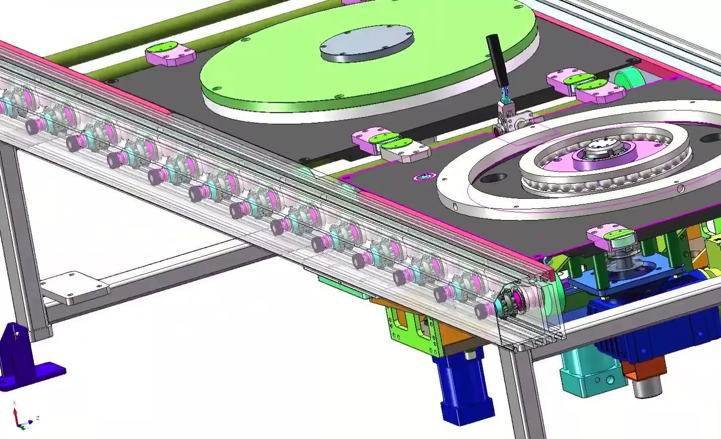Automated Pallet Handling with Lifter and Incline Options  3D model_14
