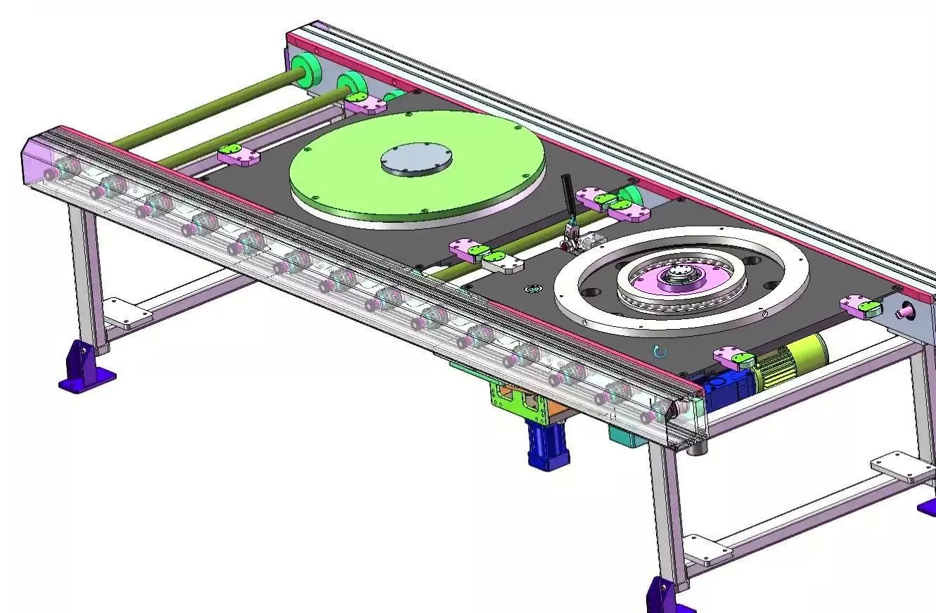 Automated Pallet Handling with Lifter and Incline Options  3D model_3