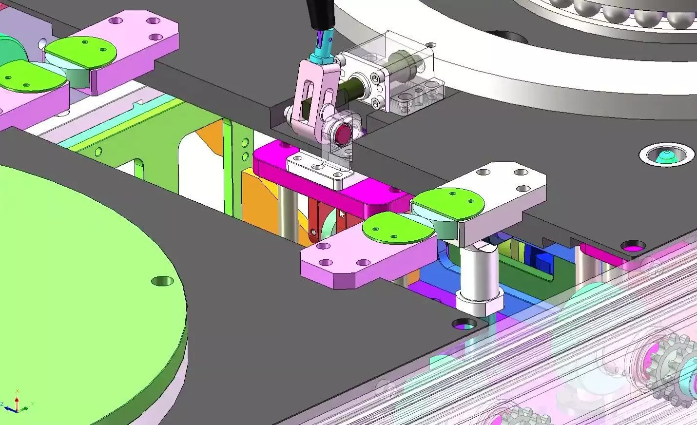 Automated Pallet Handling with Lifter and Incline Options  3D model_8