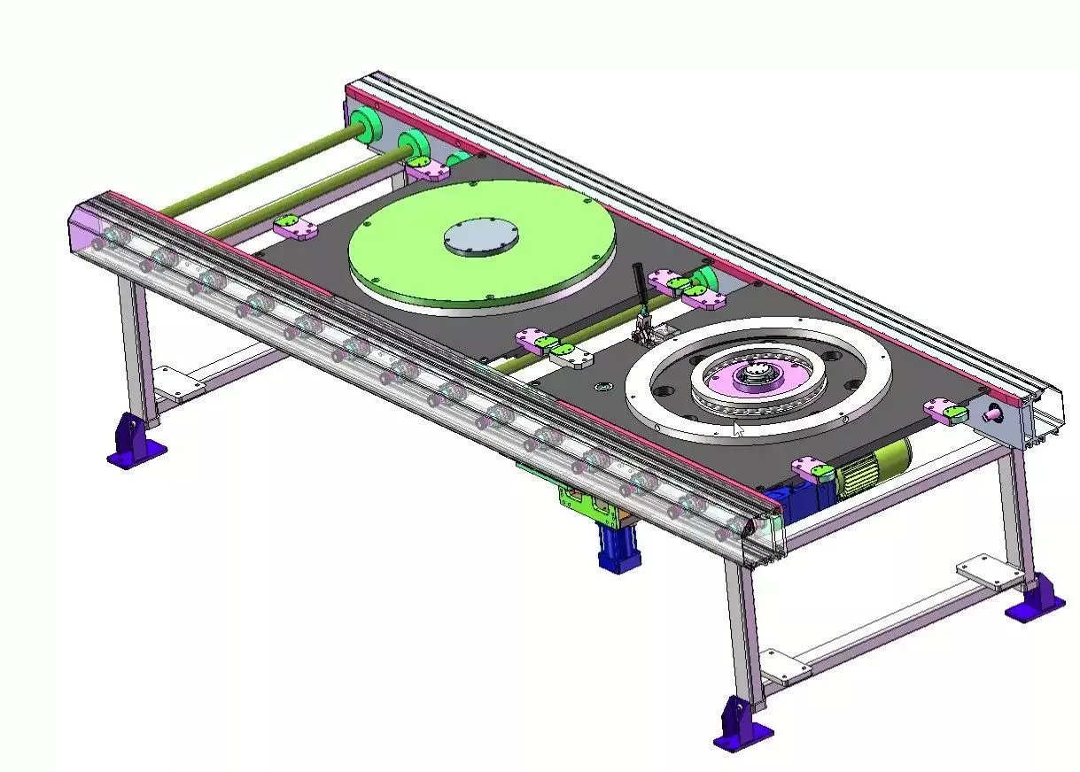Automated Pallet Handling with Lifter and Incline Options  3D model_1