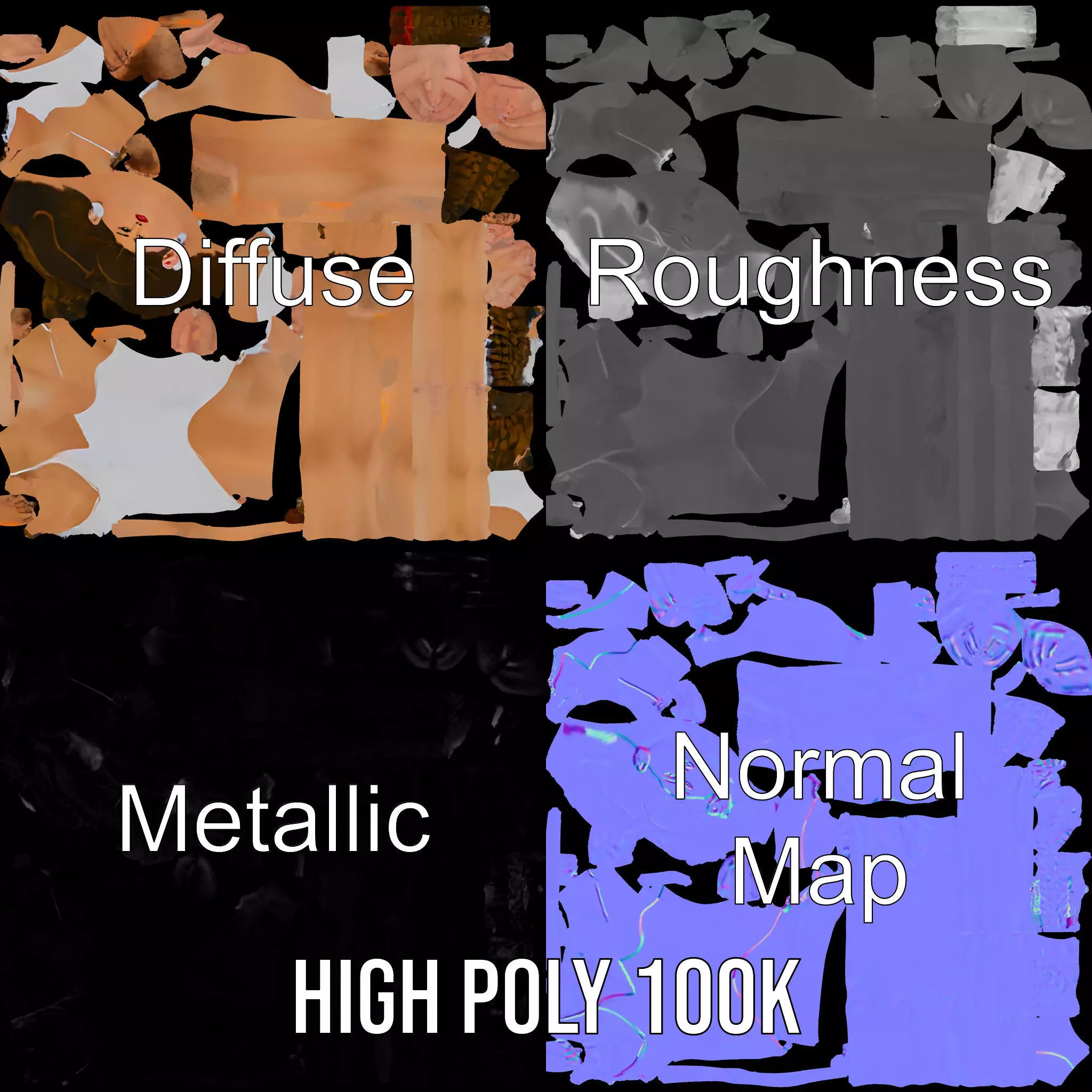 Elegant Swimsuit Model model pack Low-poly 3D model_3