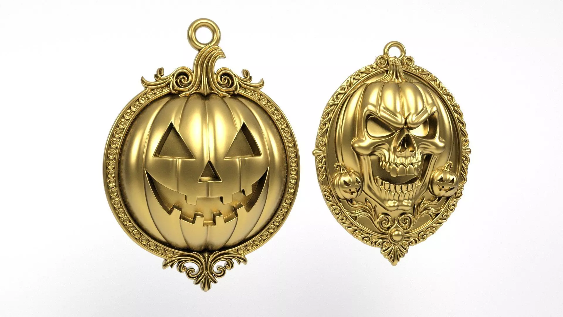 Halloween Pendants 3D print model_1