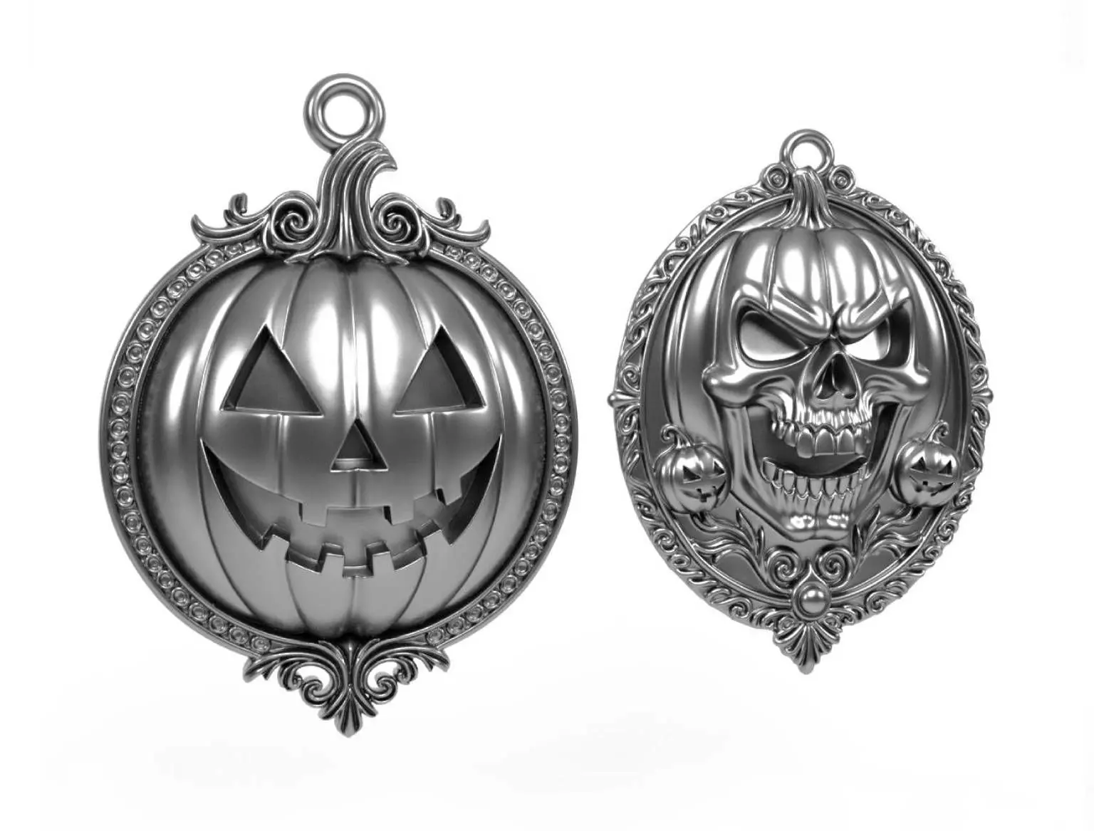 Halloween Pendants 3D print model_0