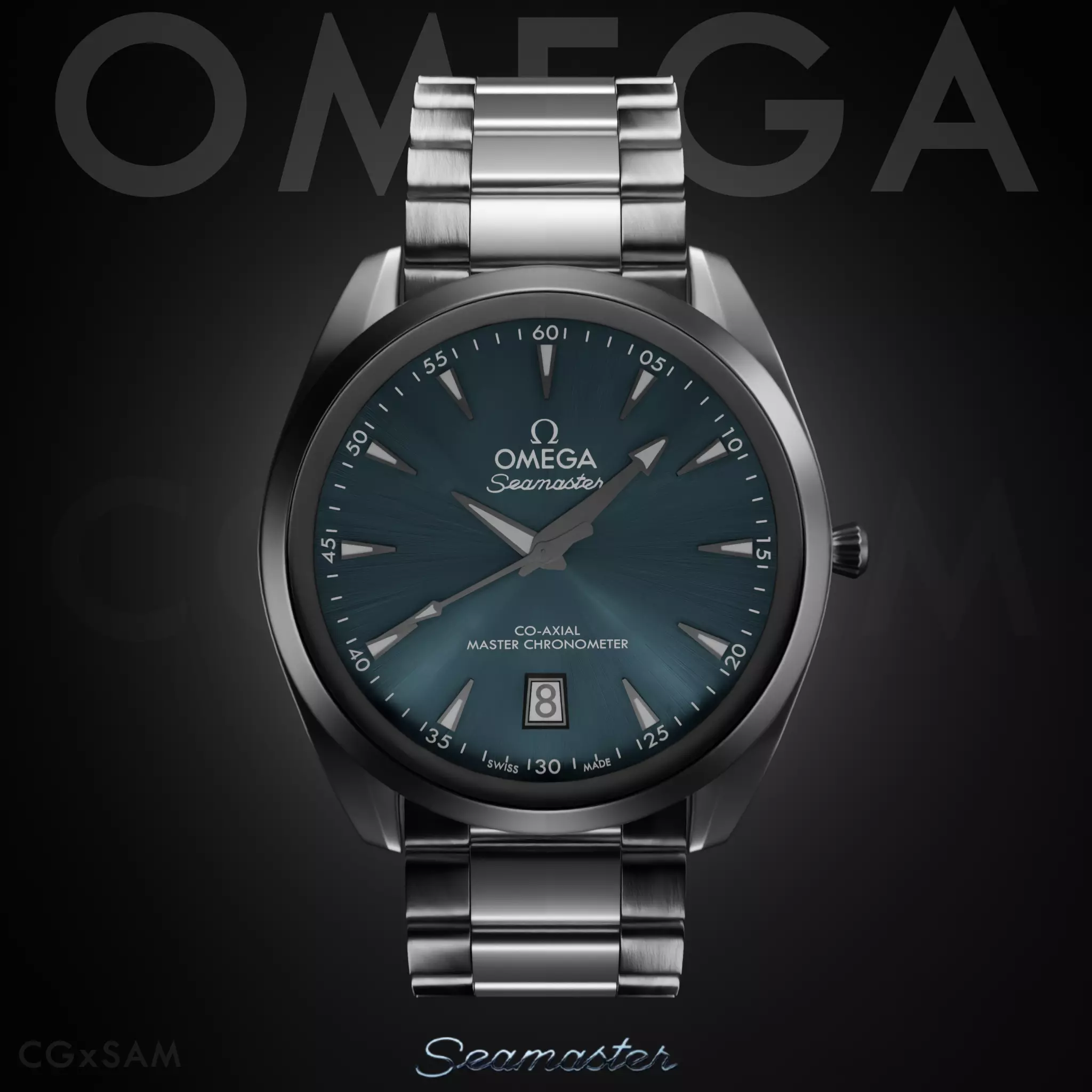 Omega Seamaster 3D model