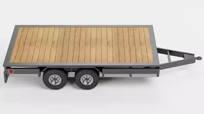 Utility Trailer V4 - Compact Drop Deck Vehicle Base