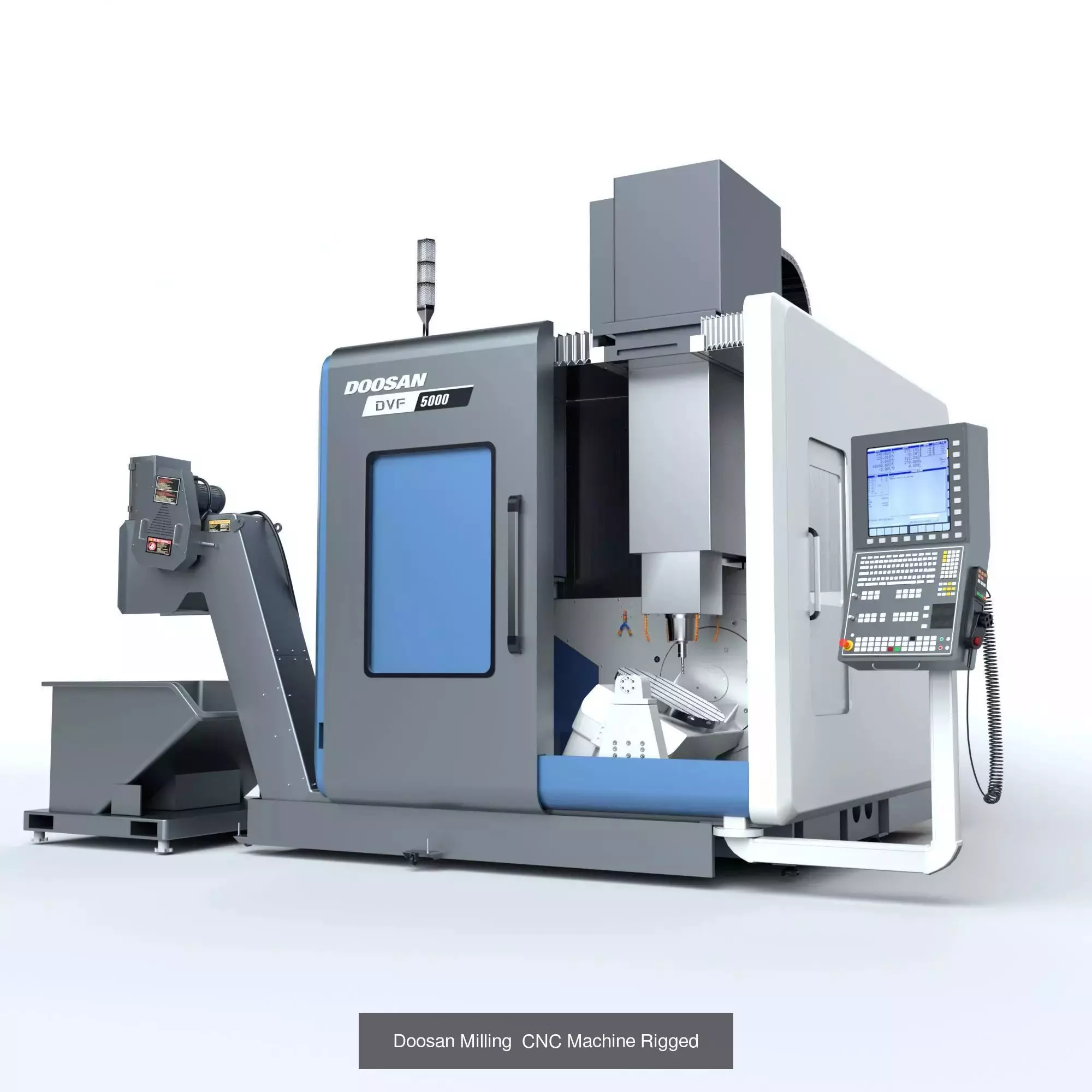 Milling Machine CNC Series 3D Model Collection_6