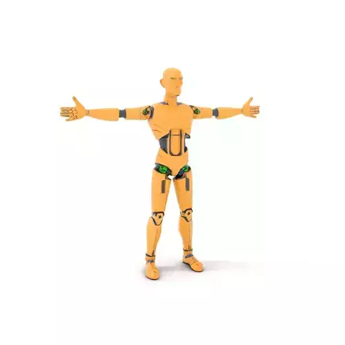 Gold Android Robot model pack