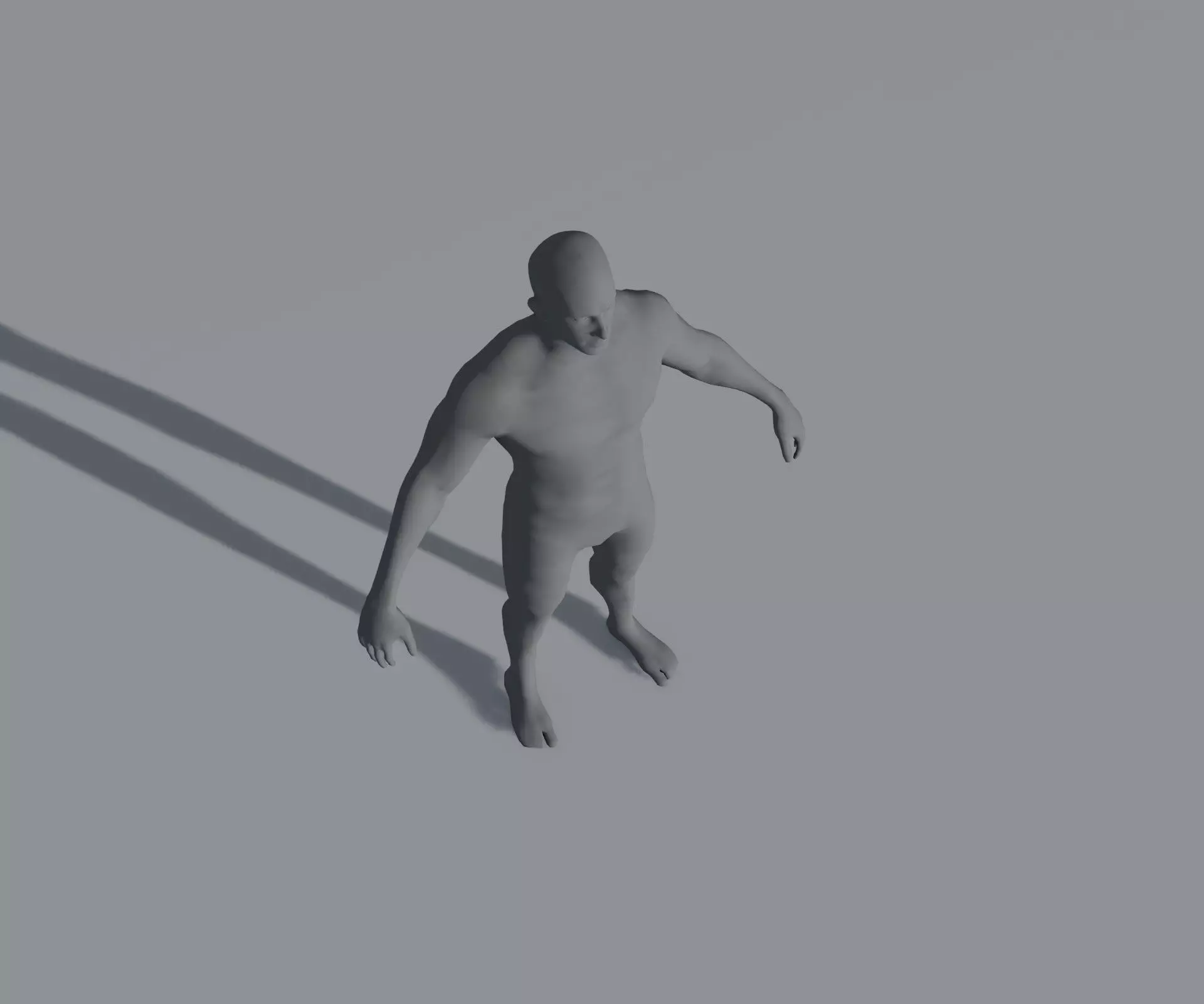 Animated Male Female Body Base Mesh 5K with 76 Sound Effects Low-poly 3D model_36