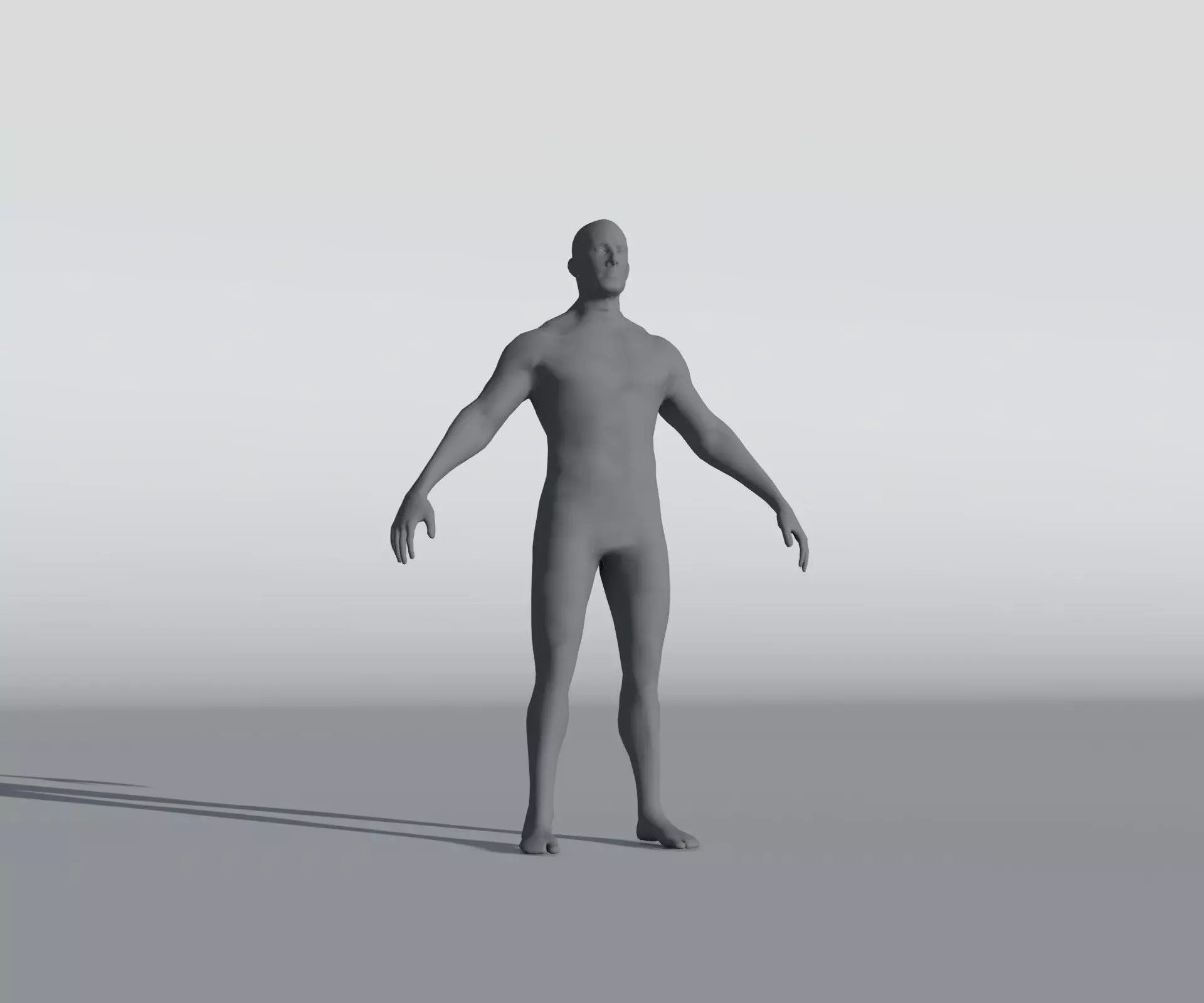 Animated Male Female Body Base Mesh 5K with 76 Sound Effects Low-poly 3D model_26