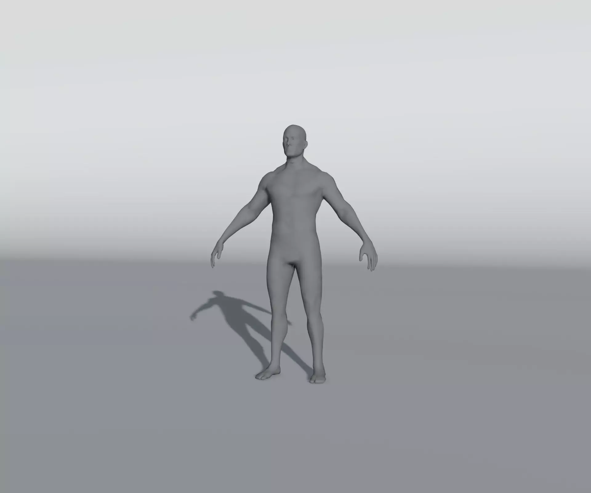 Animated Male Female Body Base Mesh 5K with 76 Sound Effects Low-poly 3D model_38