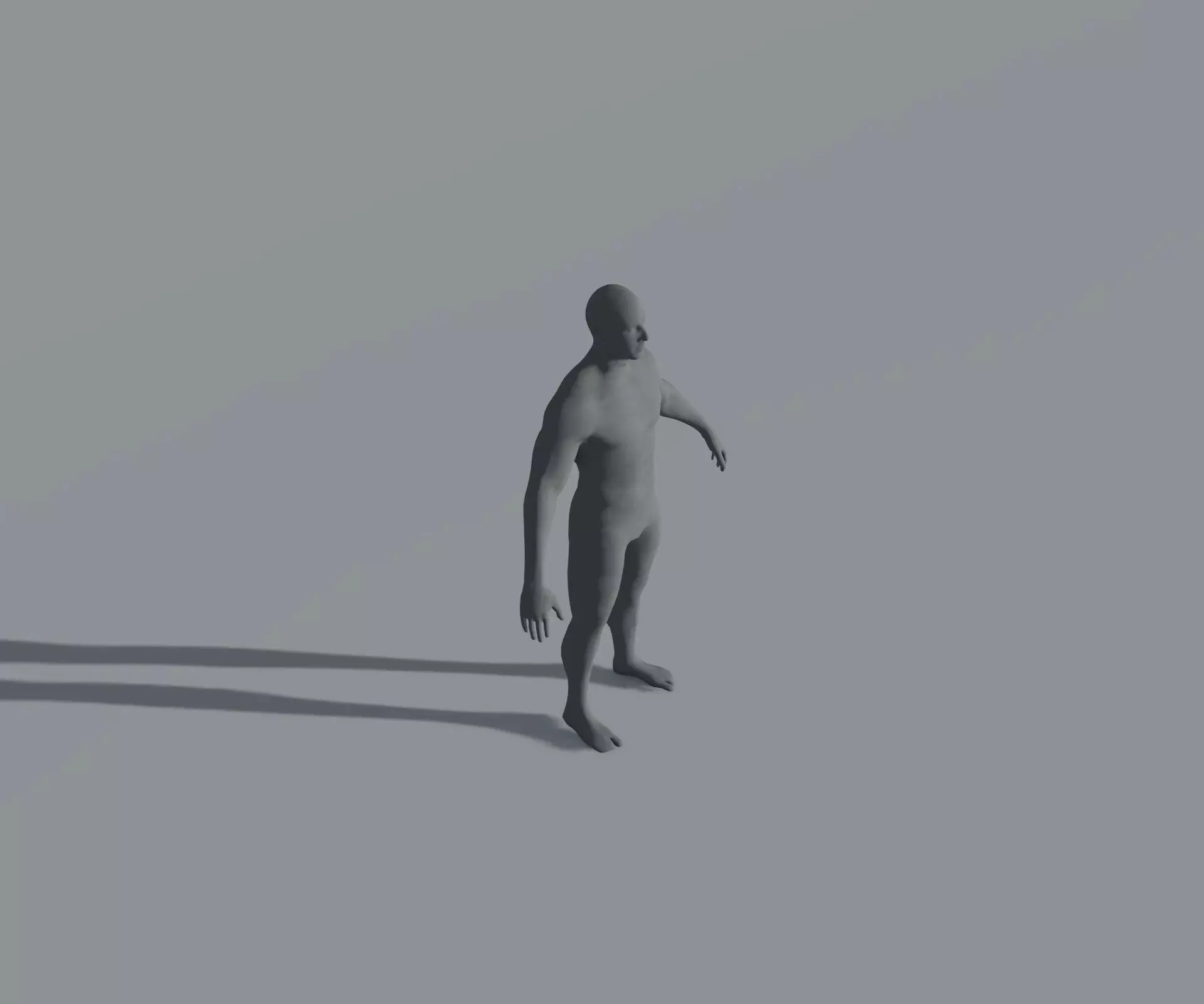 Animated Male Female Body Base Mesh 5K with 76 Sound Effects Low-poly 3D model_39