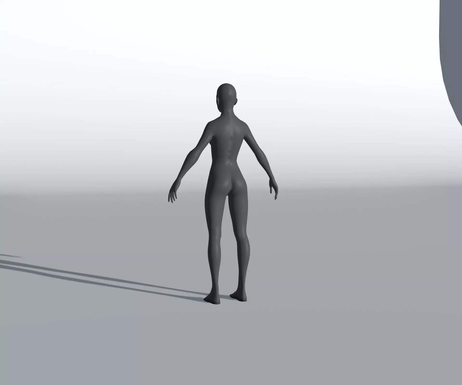 Animated Male Female Body Base Mesh 5K with 76 Sound Effects Low-poly 3D model_9